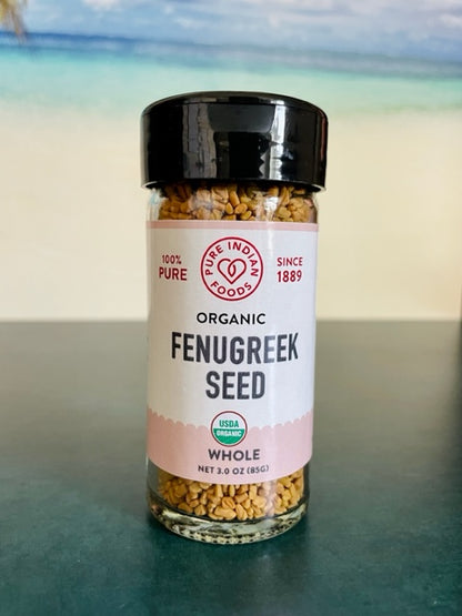 Organic Fenugreek Seeds (Whole Methi)