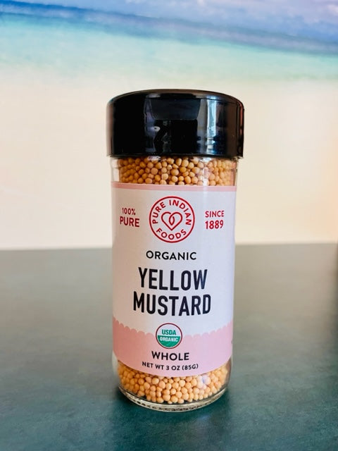 Organic Yellow Mustard Seeds (Moutarde)